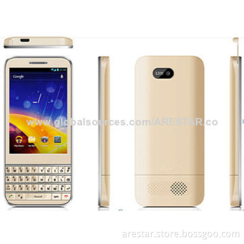2014 Newest !!! 3.5 inch Android 4.2 MTK6572W 3G TV ,qwerty Keypad smart phone OEM smart phone